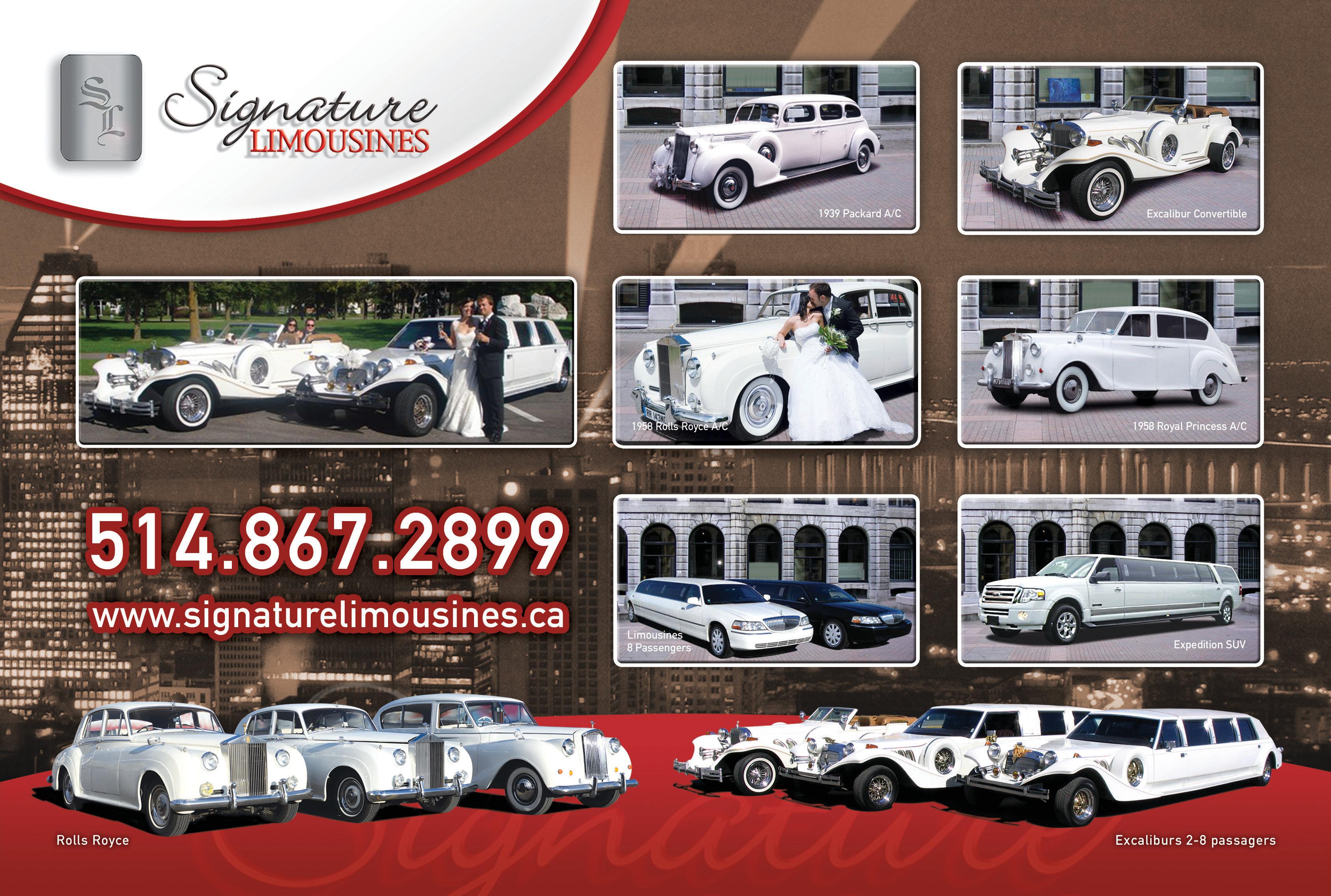 Signature Limousines 514-867-2899